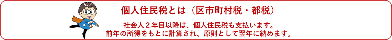 個人住民税とは（区市町村税・都税）