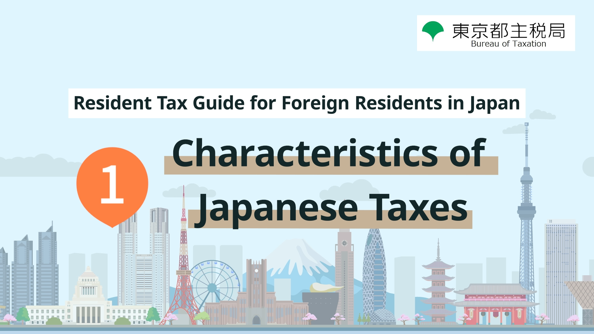 Characteristics of Japanese Taxes