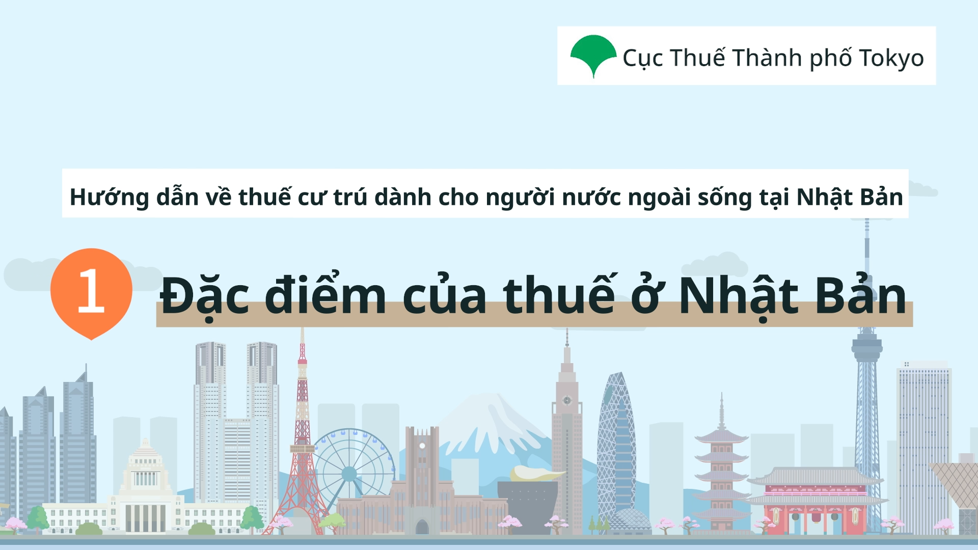 Đặc điểm của thuế ở Nhật Bản