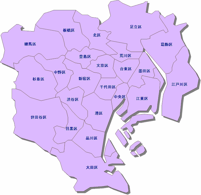 東京都主税局 路線価公開 令和3基準年度路線価図 地図から選択